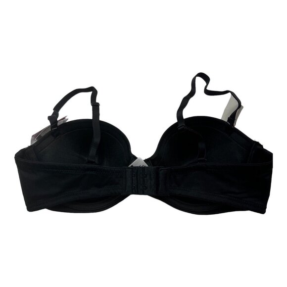 Maidenform Bra Womens 34B Black Self Expressions Womens Stay Put Strapless - Picture 2 of 5
